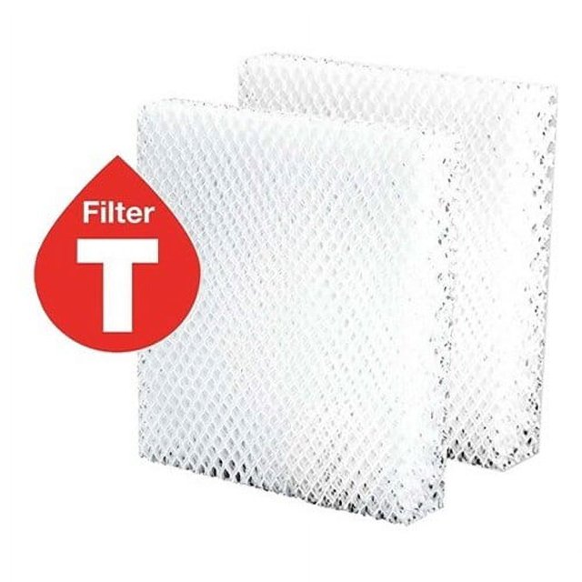 2Pk Honeywell HFT600 Humidifier Filter, Type T, Reduces 'White Dust
