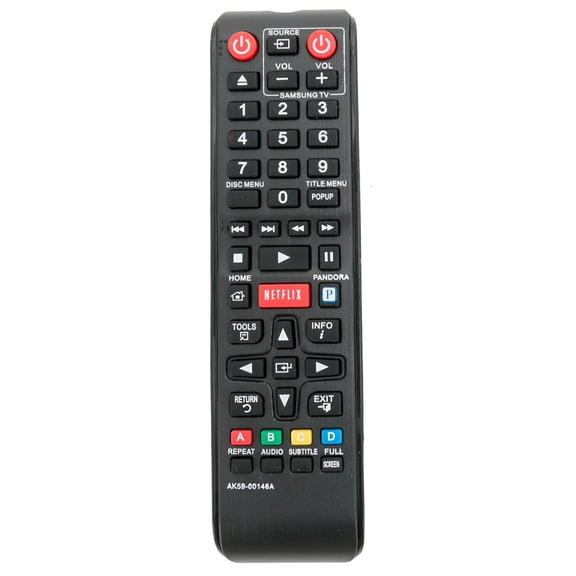 Replacement IR AK59-00146A Remote Control for Samsung Blu-Ray DVD Player BDEM59C BD-EM59C BD-EM59CZA BDES6000 BDE5300 BD-E5300 BDE5400 BD-EM53C BDEM53ZA