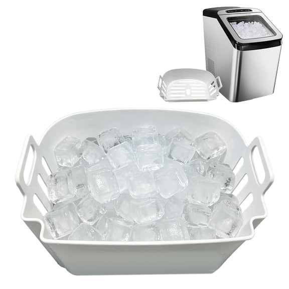 Replacement Ice Basket for HZB Series Ice Makers Ventilated Slat Design Ice Tray Keeps Ice Dry And Fresh Tool-Free Installation Food Safe Plastic Replacement Parts