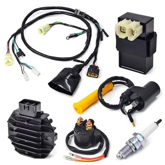 Replacement Ignition Coil and CDI Assembly for HONDA TRX400EX 1999-2004 Easy to Install, Starter Relay and Rectifier, for OE 32100-HN1-000 TAPDRA Accessories Part