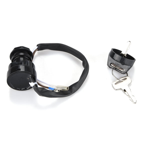 Replacement Ignition Switch for Kawasaki Motorcycle Black, Easy to Install for Bayou 220/250/300/400 Prairie/Lakota Models