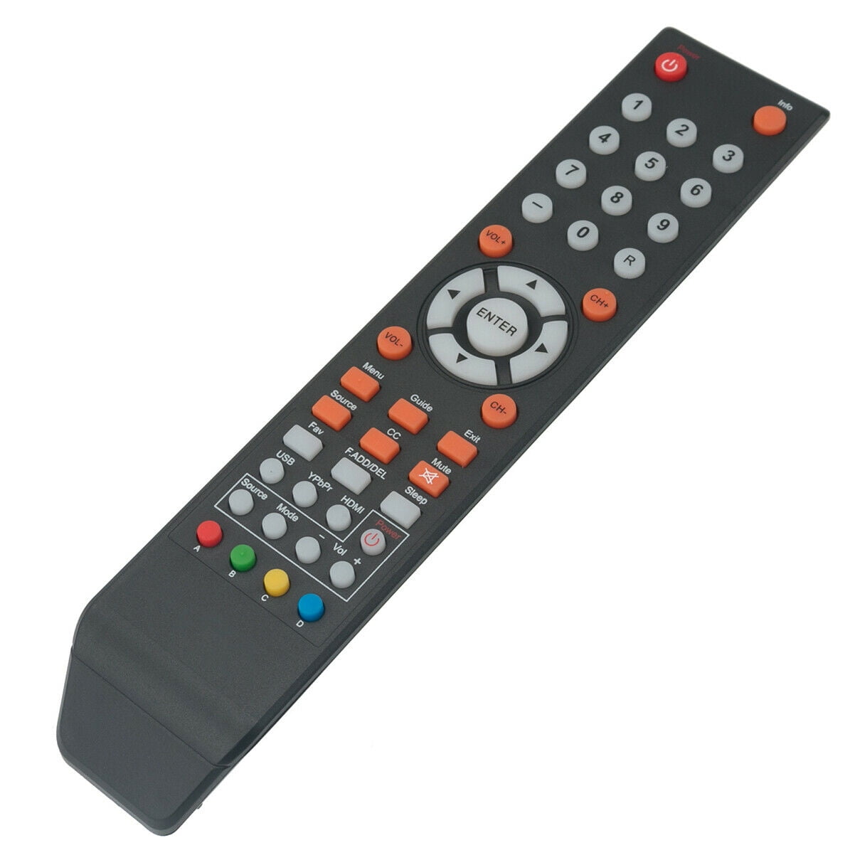 Replacement Infrared IR Remote Control fit for Sceptre TV E168BVSS