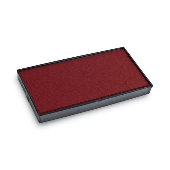 Replacement Ink Pad for 2000PLUS 1SI20PGL, 1.63" x 0.25", Red | Bundle of 10 Each