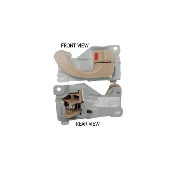 Replacement Inner Front Passenger Beige Door Handle For 94-03 Mitsubishi Galant