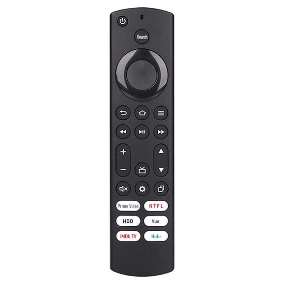 Replacement for Insignia/Toshiba/Pioneer Smart TV Remote, Universal Compatible for AMZ-Fire-TV Remote with 6 Hot Keys (No Voice, Not for Stick and Cube)