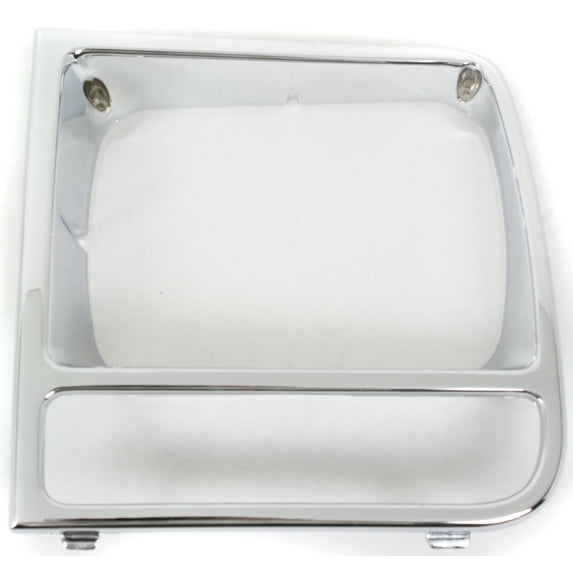 Replacement J072902 Headlight Door Compatible For 1997-2001 Jeep Cherokee Left Driver Chrome