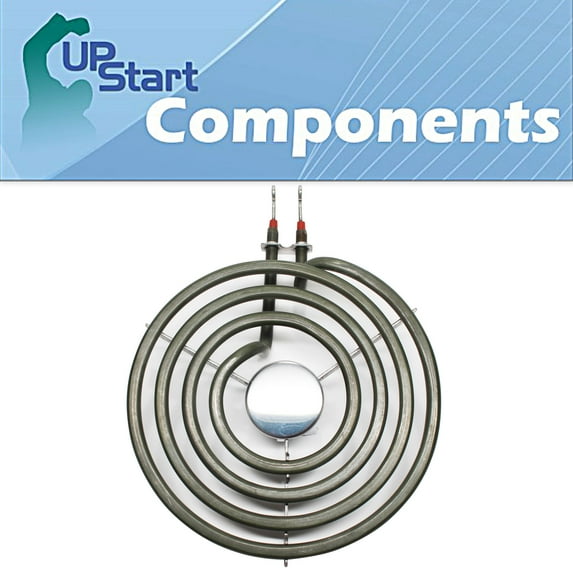 Replacement Whirlpool RF263LXTQ1 6 inch 4 Turns Surface Burner Element - Compatible Whirlpool 660532 Heating Element for Range, Stove & Cooktop