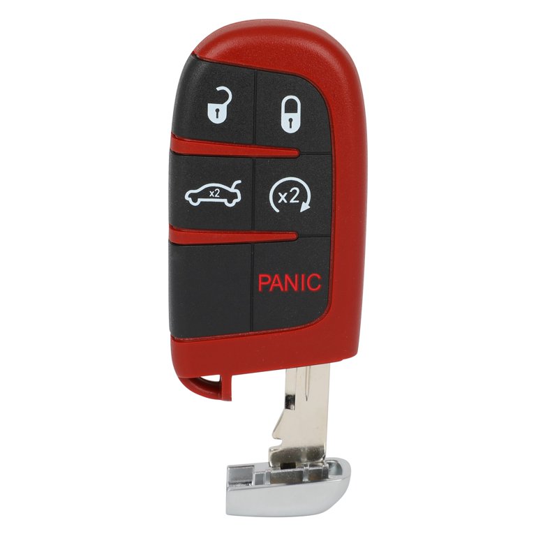 SRT Hellcat Red Key Fob Shell – Replacement Case For Dodge Charger, Challenger, Jeep, Chrysler 300
