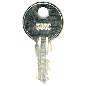 Replacement Key for Illinois Lock 306C