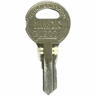 Replacement Key for Illinois Lock GL246