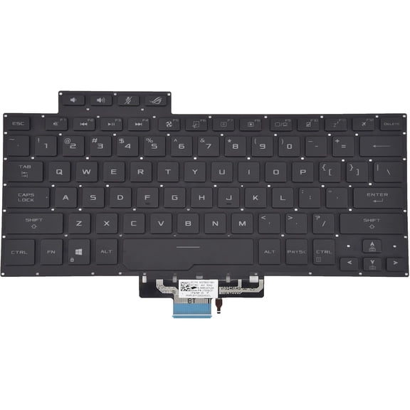 Replacement Keyboard for ASUS ROG Zephyrus G14 GA401 GA401I GA401IV GA401Q GA401QM GA401U Series Laptop, Zephyrus G14 Replacement Keyboad wih Backlit US Layout 8037B0169701