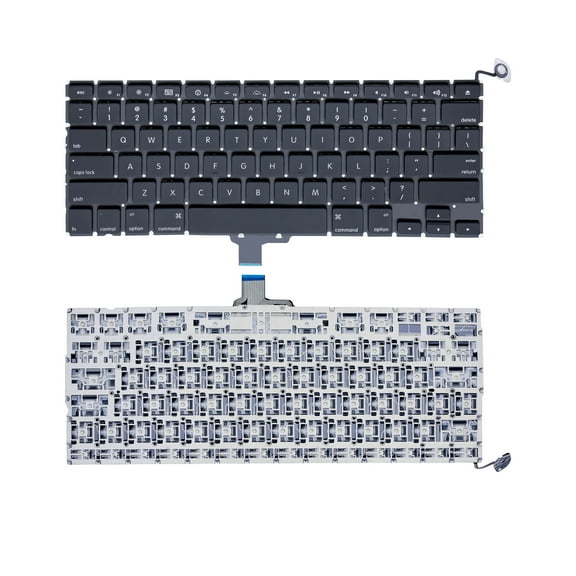 Replacement Keyboard & Backlight & Screws (US English) Compatible With MacBook Unibody 13" (A1278 / Late 2008)