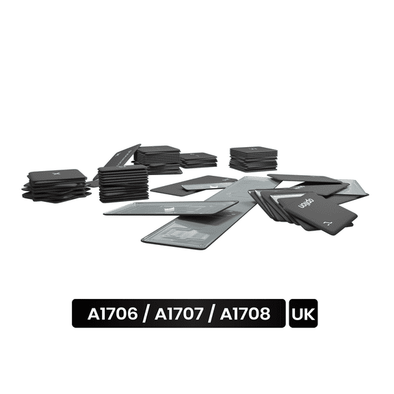 Replacement Keycap Compatible For MacBook Pro 15" / 13" W/ Touch Bar (A1706 / A1707 / A1708 / Late 2016 / Mid 2017) (UK)