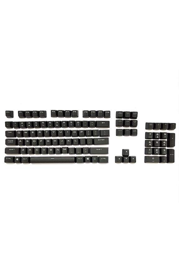 Replacement Keycaps for Gaming Mechanical Keyboard, Black Color, Perfect Fit