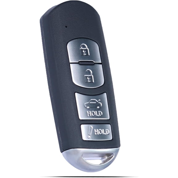 Replacement Keyless Entry Key Fob Remote Compatible with Mazda 3 6 MX-5 Miata 2014-2019, 4 Button Remote Control Key WAZSKE13D01 GJY9-67-5DY