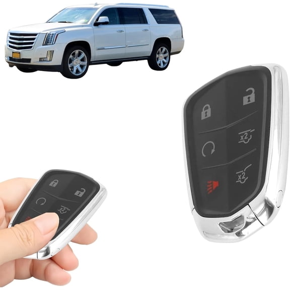 Replacement Keyless Entry Remote Car Key Fob-315MHz HYQ2AB-Compatible with Cadillac Escalade 2015-2019, Escalade ESV 2015-2020, 6 Button