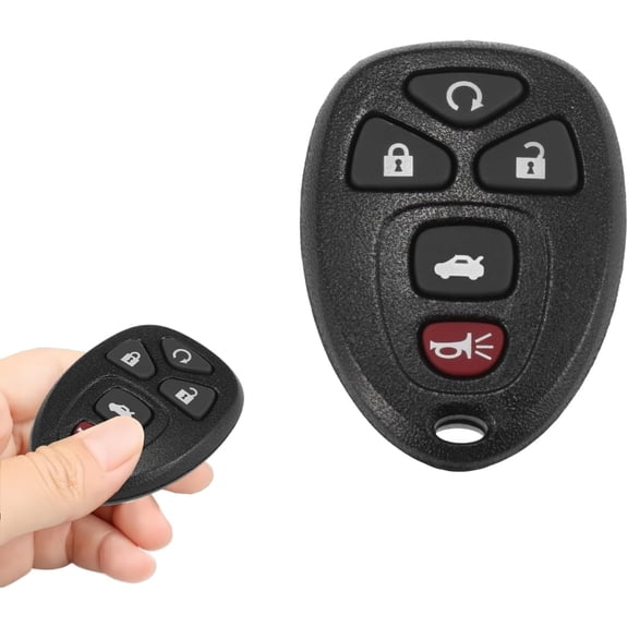 Replacement Keyless Entry Remote Car Key Fob 315MHz KOBGT04A for Chevy Malibu 2004-2012, for Pontiac G6 2005-2010, G5 2007-2009, for Grand Prix 2005-2008, Buick 2005-2009, 5 Buttons