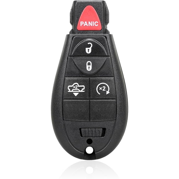 Replacement Keyless Entry Remote Car Key Fob 433MHz 46 Chip 5 Button for 2013-2018 Ram 1500 2500 3500