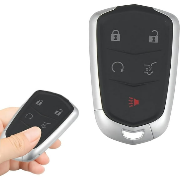Replacement Keyless Entry Remote Car Key Fob 5-Button FCC ID 433MHz Proximity Key Compatible with Cadillac XT5 XT4 Escalade ATS CTS (2016 2017 2018 2019 2020 2021)