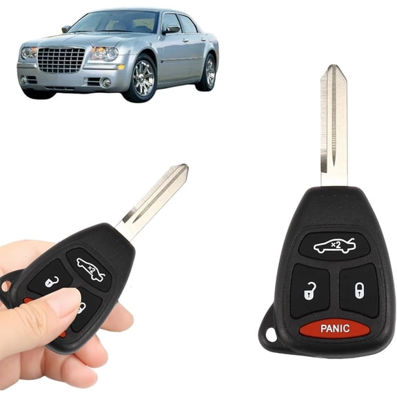 Replacement Keyless Entry Remote Car Key Fob KOBDT04A 315MHz for Chrysler 300 Aspen for Avenger Charger Magnum Durango for Jeep Grand Cherokee Commander 4-Button