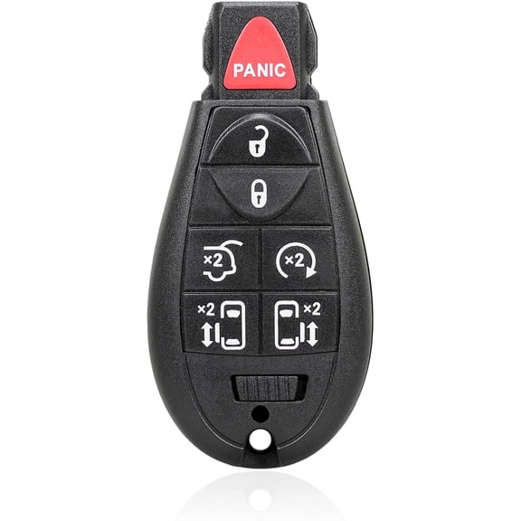 Replacement Keyless Entry Remote Car Key Fob M3N5WY783X 433MHz 6 Button for Grand Caravan 2008-2016,Chrysler Town & Country 2008-2016