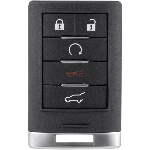Replacement Keyless Entry Remote Car Key Fob NBG009768T 315MHz 5 Button for 2013-2014 Cadillac ATS Cadillac XTS,2014-2015 Cadillac ELR,2010-2015 Cadillac SRX