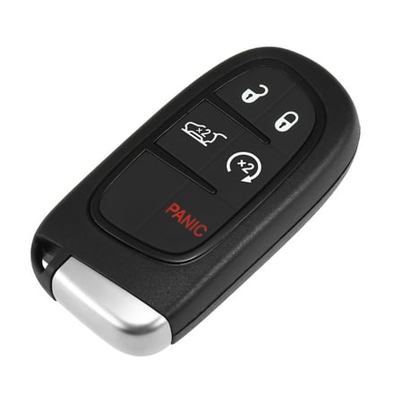 Unique Bargains Keyless Entry Remote Key Fob GQ4-54T 433MHz 4A Chip for Jeep Cherokee 2014-2020 5 Buttons with Door Key
