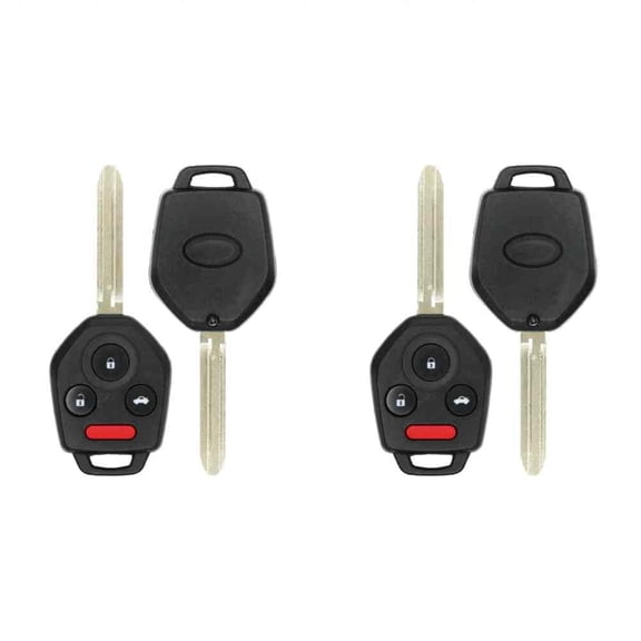Replacement Keyless Remote Head Key Fob for Subaru STI 2015 FCC CWTWBU766 Part Number 57497-FJ031 57497FJ031 Pack of 2