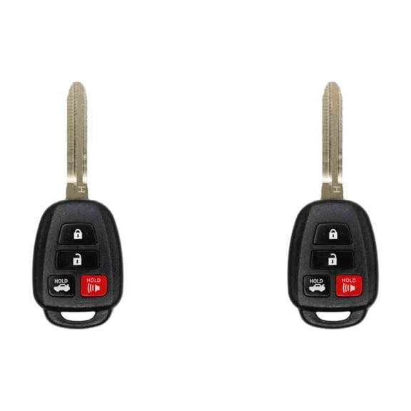 Replacement Keyless Remote Head Key Fob for Toyota Highlander 2014 FCC HYQ12BDP Part Number 89070-0R130 890700R130 Pack of 2