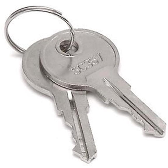 Replacement Keys - Gray - Set of 2 - Compatible with Multiple Cabinet Models