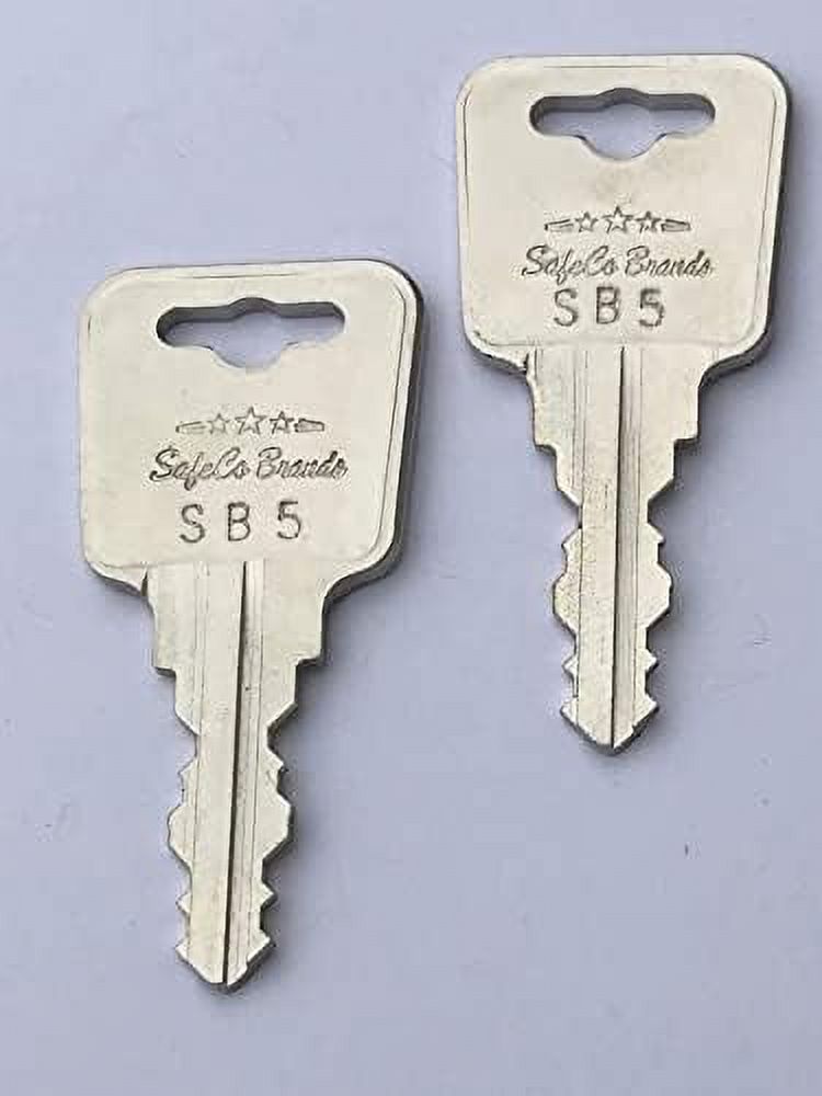 Replacement Keys for Sentry Fire Boxes & Safes Code Series SB0 Thru SB9