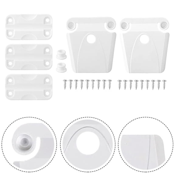 Replacement Kit with Latches Hinges and Screws for Igloo 50165 Quart Coolers