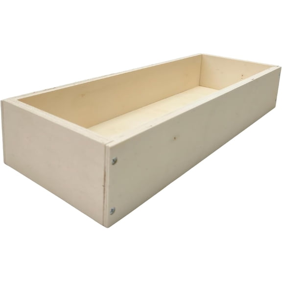 Replacement Kitchen Drawer Box 19" Depth Multiple Widths & Heights Plywood DIY Drawer Kit for Pull-Out Cabinet Drawers, Rollout Shelf & Sliding Drawer (9-1/4" Wide, 3-1/4" Tall)