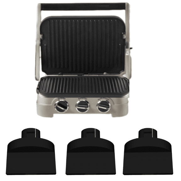 Replacement Knob compatible with Cuisinart Griddle - Exact Fit for Temperature Control - Easy to Install, Durable Design - Restores Functionality Quickly(3PCS)