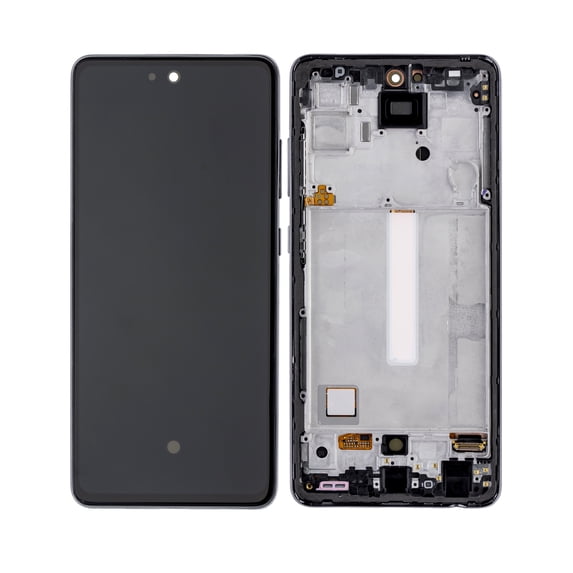 Replacement LCD Assembly With Frame Compatible For Samsung Galaxy A52 5G (A526 / 2021) / A52S (A528 / 2021) (Aftermarket : Incell) (Awesome Black)