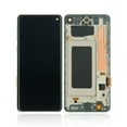 thumbnail image 1 of Replacement LCD Assembly With Frame (Without Finger Print Sensor) Compatible For Samsung Galaxy S10 (Aftermarket Plus: TFT) (Prism Green), 1 of 8