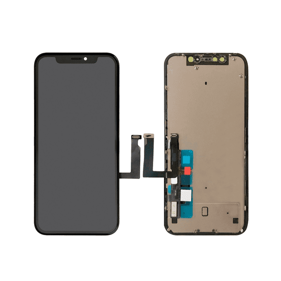 Replacement LCD Assembly With Steel Plate Pre-Installed For Apple iPhone XR (Aftermarket: AQ7 Incell)