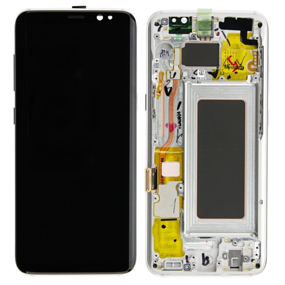 Replacement LCD Display Touch Screen Digitizer Assembly With Frame For Samsung Galaxy S8 - Arctic Silver