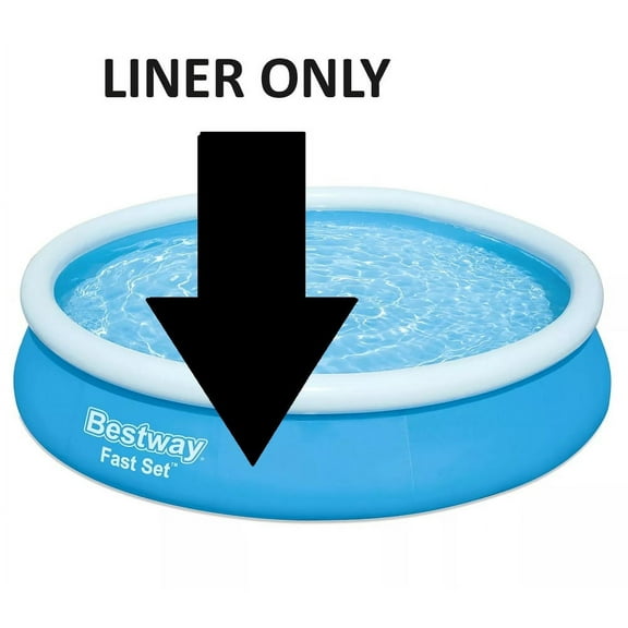 Replacement LINER for Bestway Fast Set 12ft X 30in Round Swimming Pool Blue