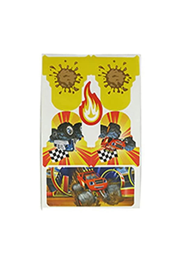 Replacement Labels - Stickers for Blaze and The Monster Machines Mud Pit Race Track Vehicle Playset