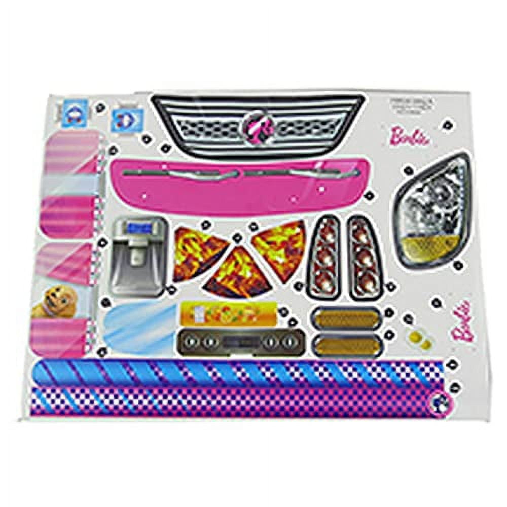 Replacement Labels for Barbie Doll Dream Camper Playset FBR34 Replacement Camper Stickers Set B