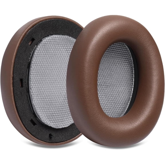 Replacement Lagoon Ear Pads with Click-on Design, Compatible with Beyerdynamic Lagoon ANC Headphone, Protein Leather & Slow Rebound Memory Foam for Premium Comfort (Brown)