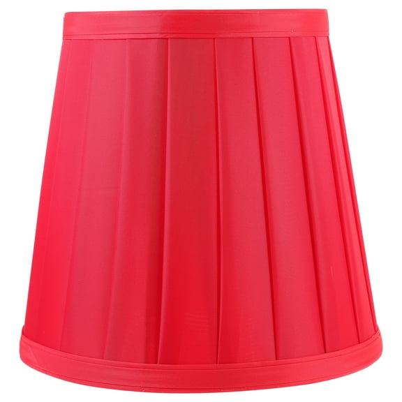 FONDOTIN Red Fabric Lampshade - , Decorative Lighting Accessory for Home, Bedroom, Living Room, Ambiance