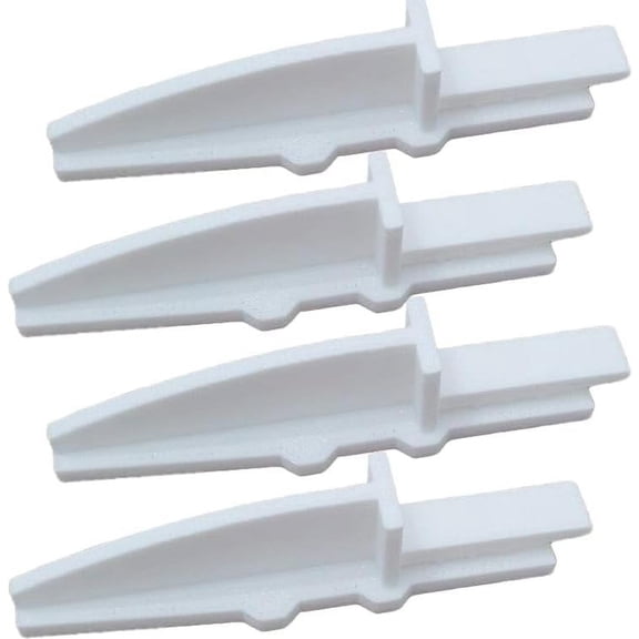Replacement Lasko Box Fan Feet, 4 Pack, Stronger Than Original, Excellent Fit, 2 SETS OF 2 FEET, 4 FEET TOTAL, White