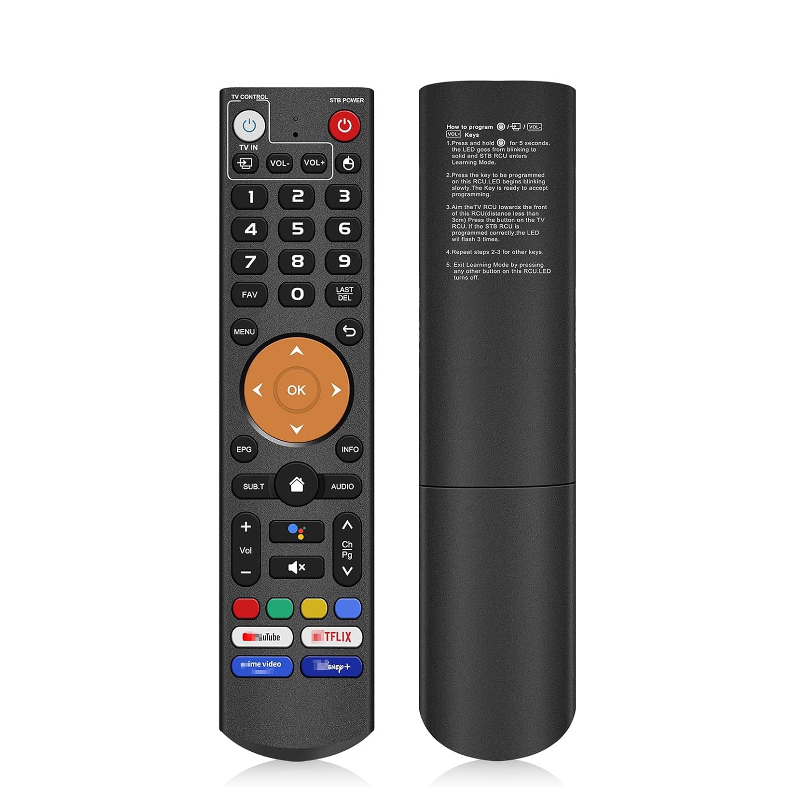 Vesee Remote Replacement Learning Bluetooth Voice Remote Control fit for vSeeBox V3 ...