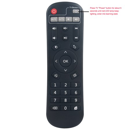 Replacement Learning Remote Control Fit for TV Multi Branded DVD SAT VAR AV Player W/Learning Function