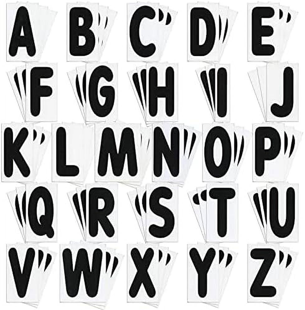 Replacement Letters for White Message Board Sidewalk Signs with 5 Inch