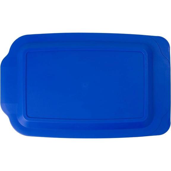 Replacement Lid Cover for Pyrex 3 QT Glass Baking Dish Caserole Container 233-PC (Blue)