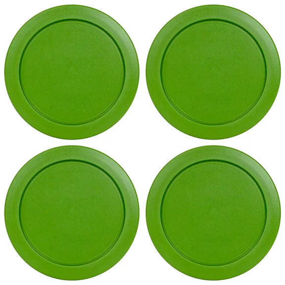 Replacement Lid For Pyrex 7-Cup Storage Cover 7.5" Bowl 7402-Pc Green (4-Pack)