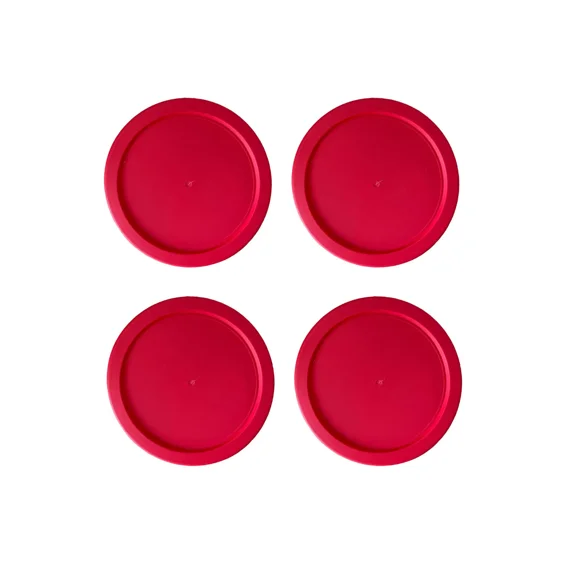 Replacement Lid For Pyrex 7-Cup Storage Cover 7.5" Bowl 7402-Pc Red (4-Pack)